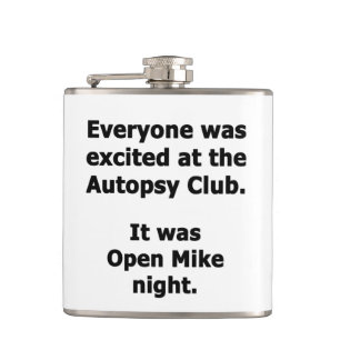 Autopsy Club Flask