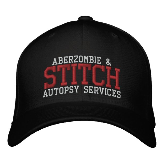 Autopsy Services Embroidered Baseball Cap (Front)