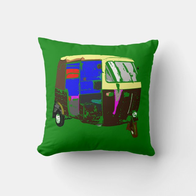 AutoRickshaw Pillow (Front)