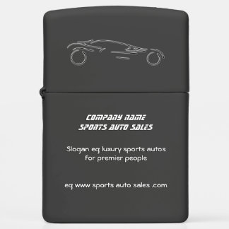 Autosales showroom gifts, Silver Sports Auto Zippo Lighter