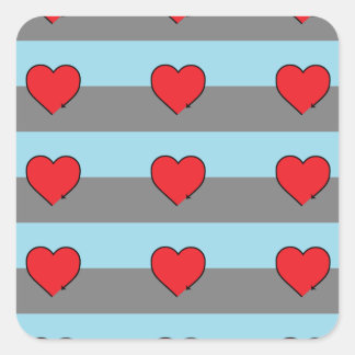 AUTOSEXUAL FLAG PATTERN STICKER