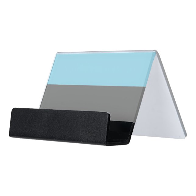 Autosexual Pride Desk Business Card Holder (Angled Front)