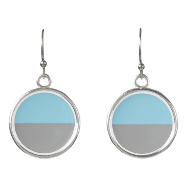 Autosexual Pride Flag Earrings (Front)