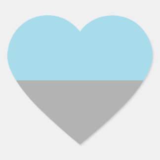 Autosexual Pride Flag Heart Sticker
