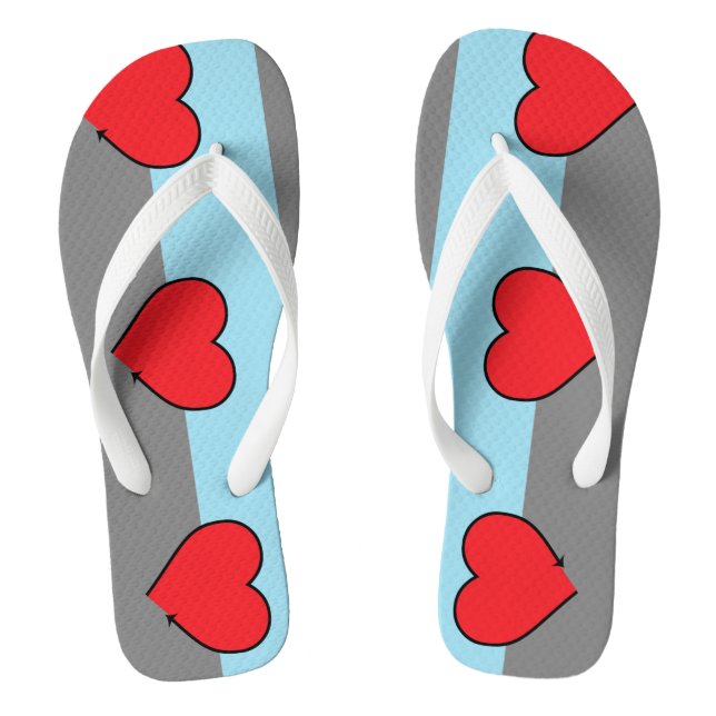 Autosexual Pride Flip Flops (Footbed)