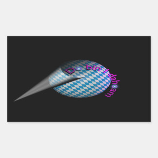 Autosticker "Do bin I dahoam" Rectangular Sticker