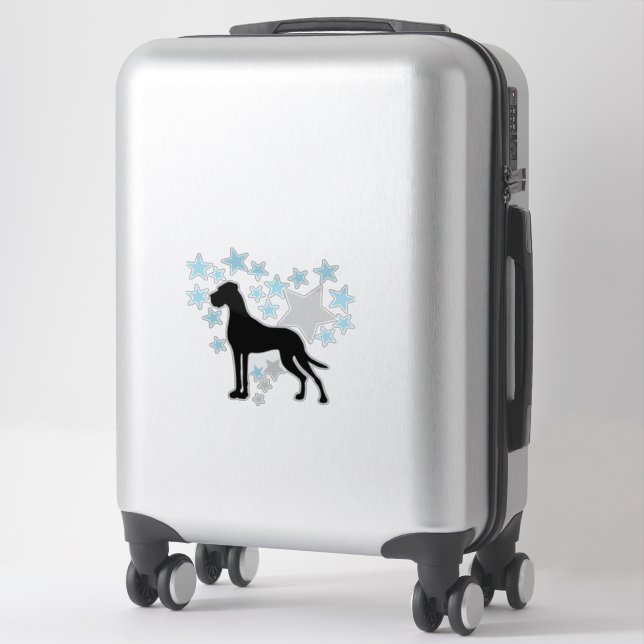 Autosticker Stars Great Dane Sticker (Suitcase)