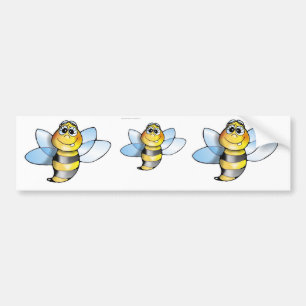 Autostickers Bee, Bee, Bees, Carsticker Bumper Sticker