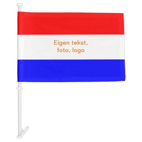 Autovlag in Rood_Wit_Blauw Car Flag