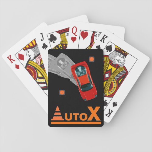 AUTOX_Red Playing Cards