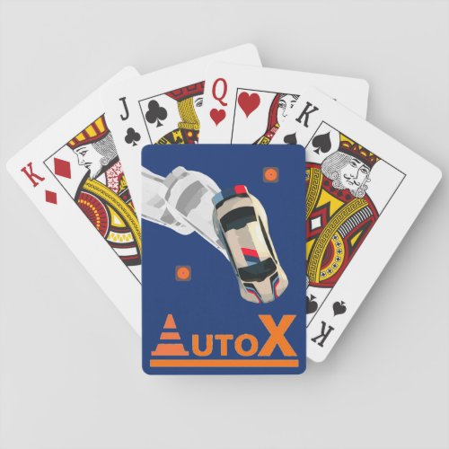 AUTOX_White Playing Cards
