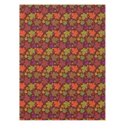 Autum Leaf Art Fall Maple Pattern Tablecloth