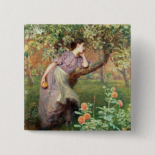 Autumn, 1865 pinback button (Front)