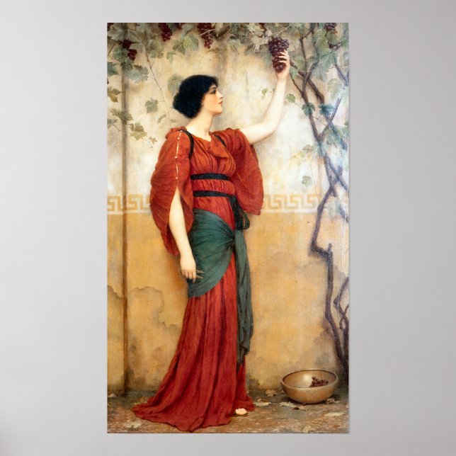 Autumn 1900 John William Godward. Poster (Front)