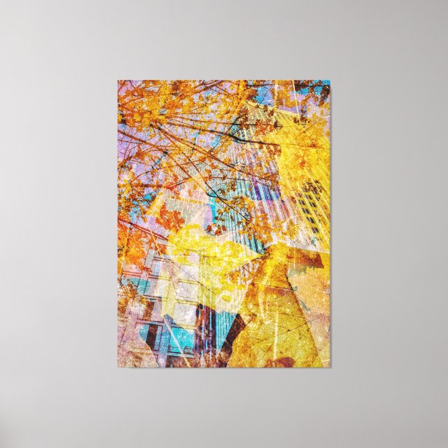 Autumn Abstract Canvas Print (Front)