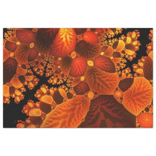 Autumn Abstract Forest Trees Leaves Decoupage Tissue Paper