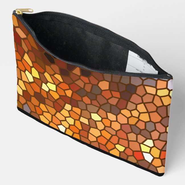Autumn Abstract Mosaic Pattern Accessory Bag