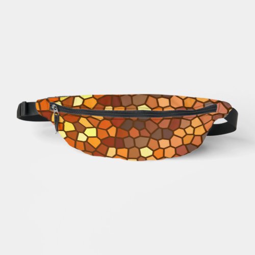 Autumn Abstract Mosaic Pattern Fanny Pack