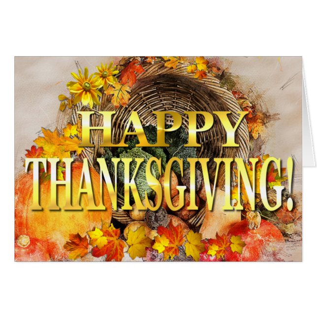 Autumn Abundance Thanksgiving (Front Horizontal)