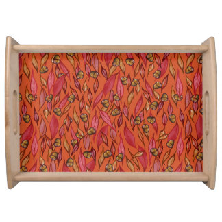 Autumn Acorns Serving Tray