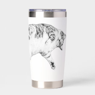 Autumn Acrobat Cat Insulated Tumbler