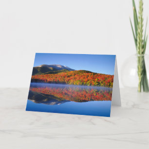 Autumn Adirondack Mountains New York Card