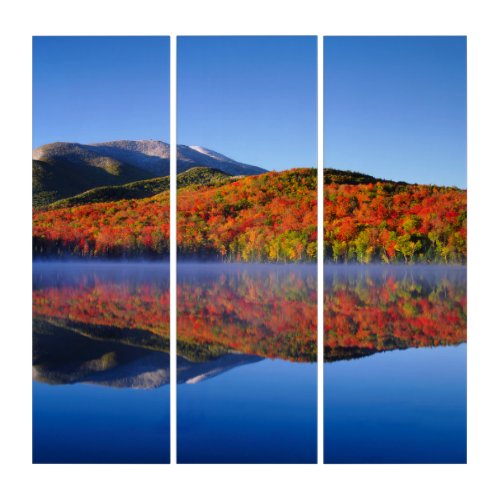 Autumn Adirondack Mountains  New York Triptych