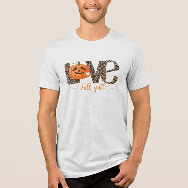 Autumn Aesthetic Cozy Fall T-shirt Tri-Blend Shirt (Front)