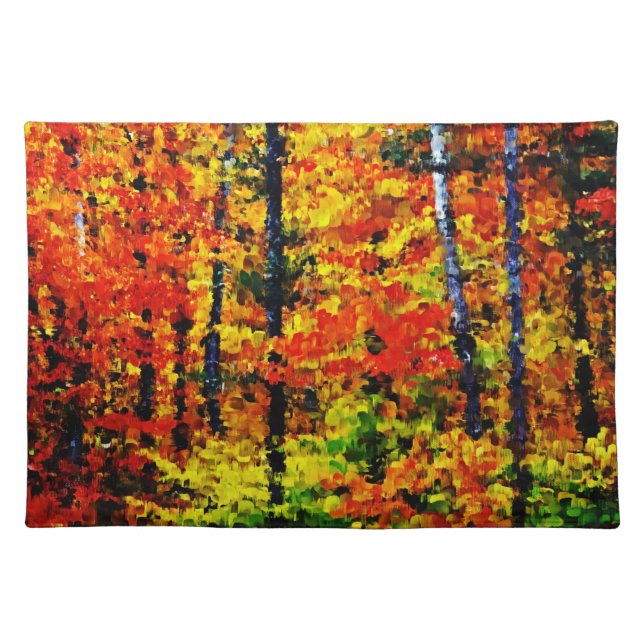 Autumn Afternoon - Painting Art Placemats (Front)