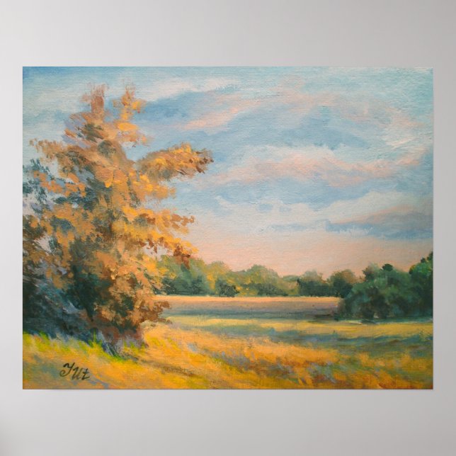 Autumn afternoon. poster (Front)