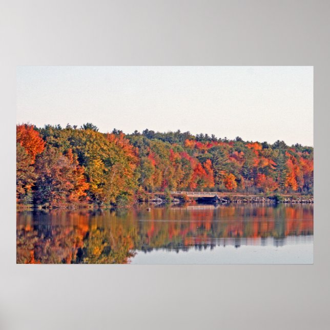 Autumn Along The Wisconsin River Poster (Front)