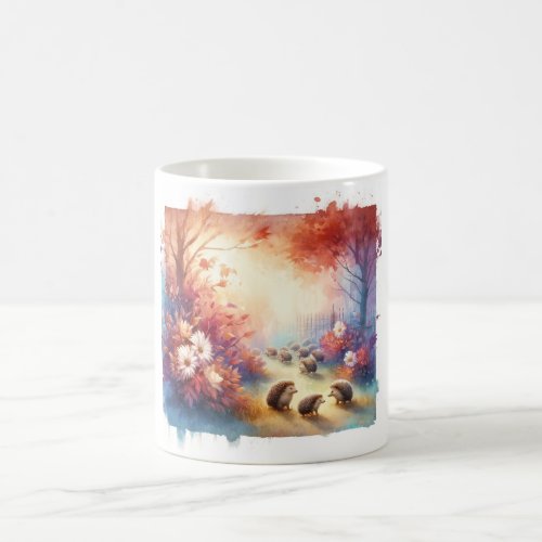 Autumn Amble _ Watercolor Coffee Mug