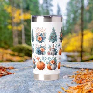 Autumn and Winter Seasonal Stainless Steel Tumbler