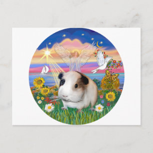 Autumn Angel - Guinea Pig 1 Postcard