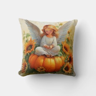 Autumn Angel Pillow