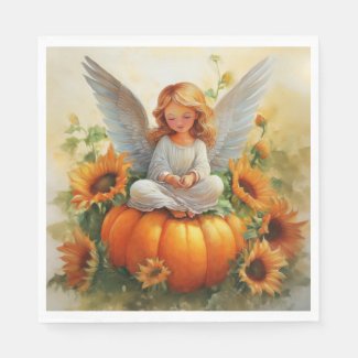 Autumn Angel Standard Napkin