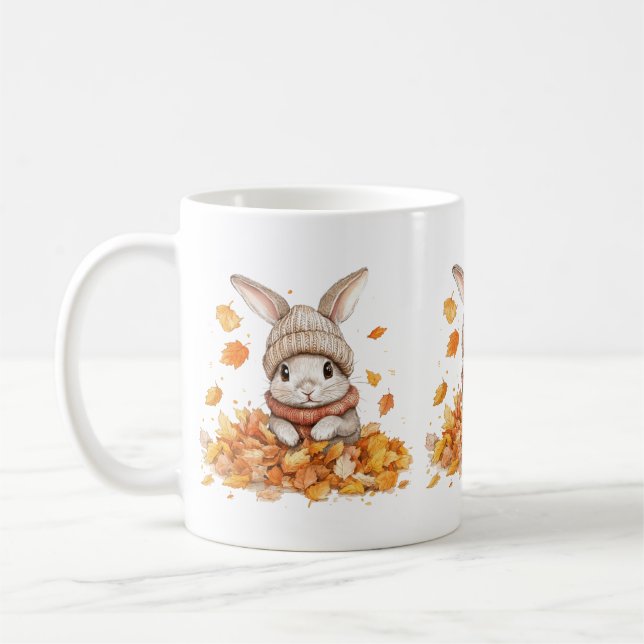 Autumn Animals Coffee Mug (Left)