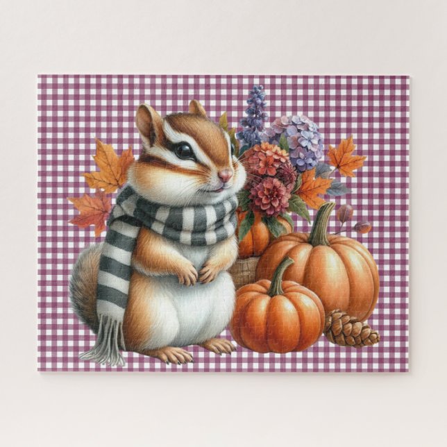 Autumn Animals Puzzle (Horizontal)