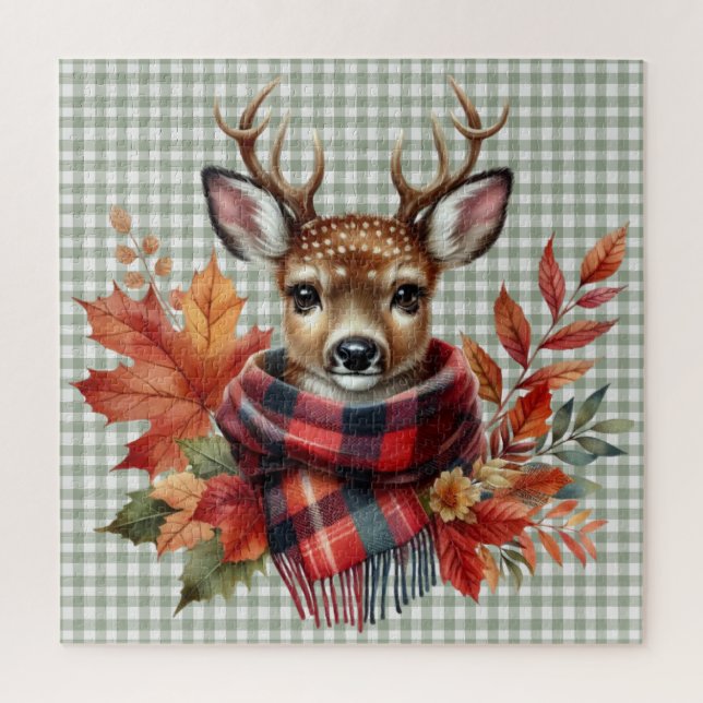 Autumn Animals Puzzle (Vertical)