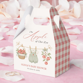 Autumn Apple Baby Clothesline Baby Shower Favor Boxes