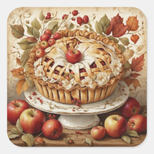 Autumn Apple Pie Stickers