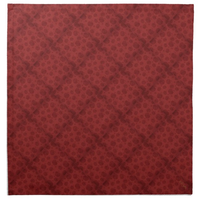 Autumn Apples Napkin (Front)