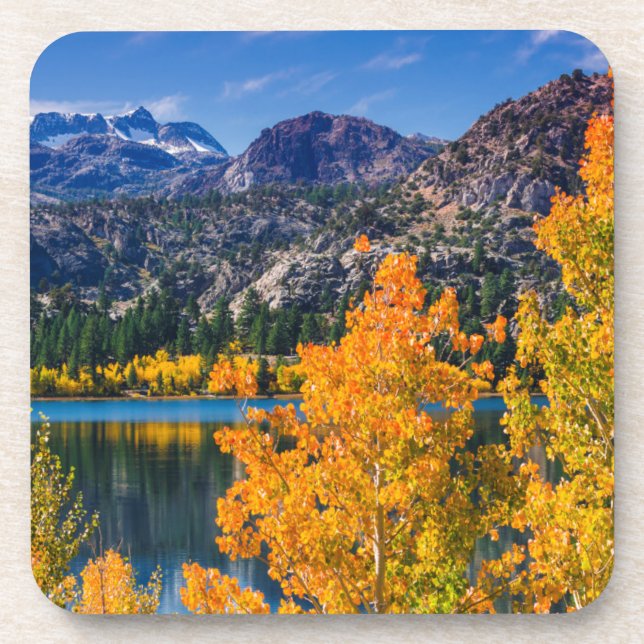 Autumn around June Lake, California Coaster (Front)