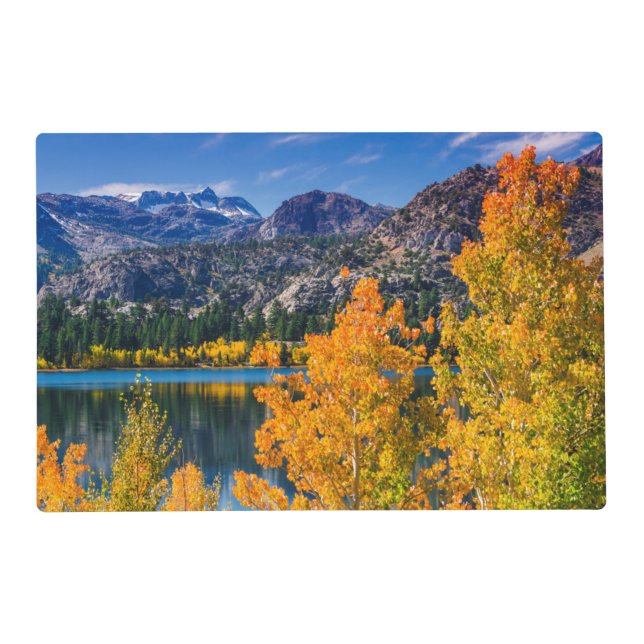 Autumn around June Lake, California Placemat (Front)