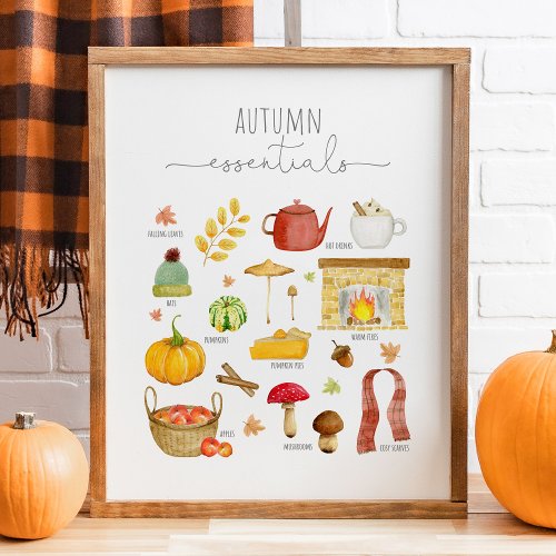 Autumn art print _ wall art decor