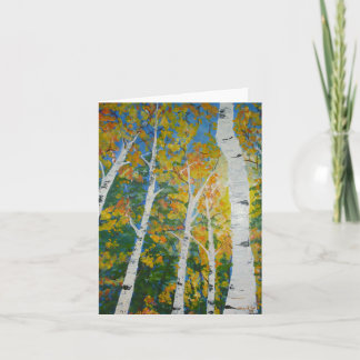 Autumn Aspen Card