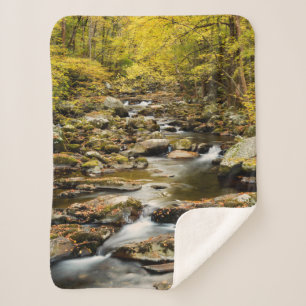 Autumn at Big Creek Sherpa Blanket