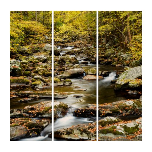 Autumn at Big Creek Triptych