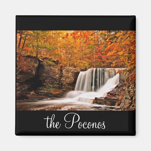 Autumn at Factory Falls Magnet (Front)