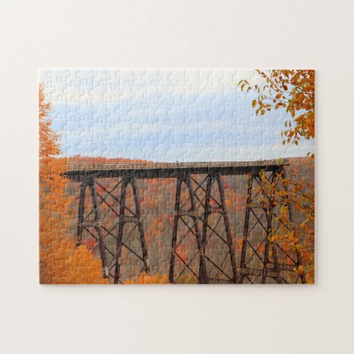 Autumn At Kinzua Bridge Family Fun Time Puzzle